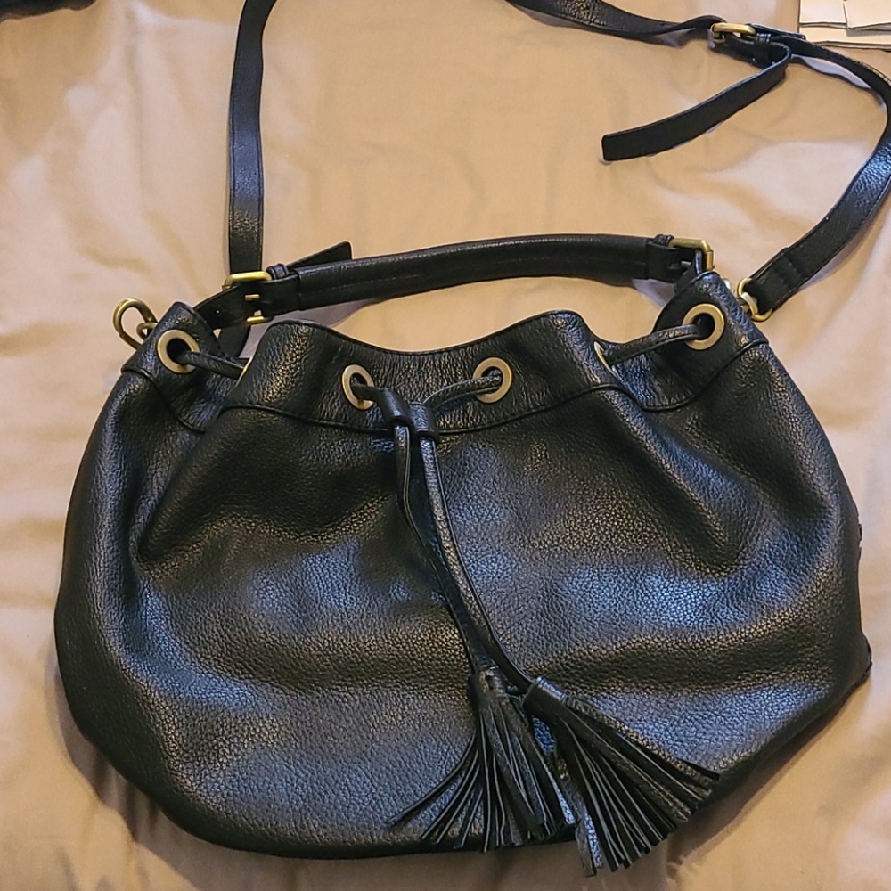 Boden Real Leather Drawstring purse